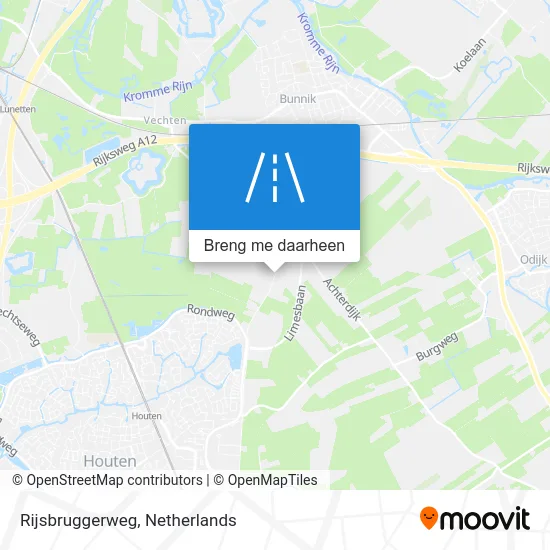 Rijsbruggerweg kaart