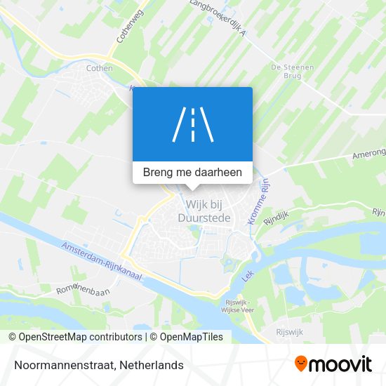 Noormannenstraat kaart