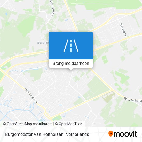 Burgemeester Van Holthelaan kaart