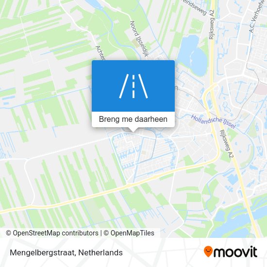 Mengelbergstraat kaart