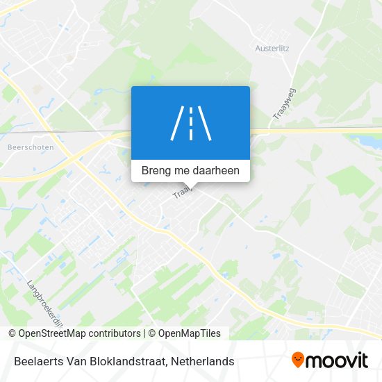 Beelaerts Van Bloklandstraat kaart