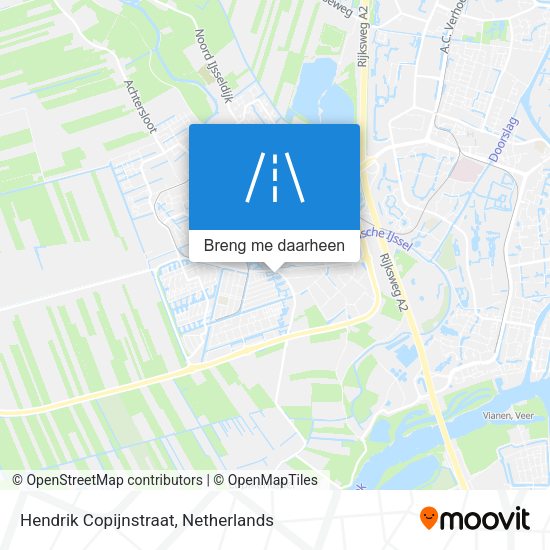 Hendrik Copijnstraat kaart