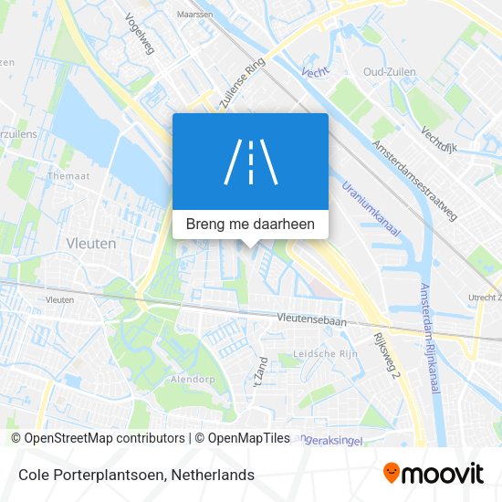 Cole Porterplantsoen kaart