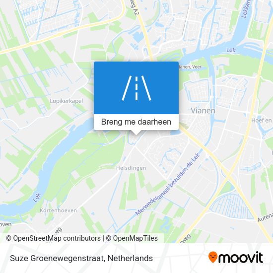 Suze Groenewegenstraat kaart