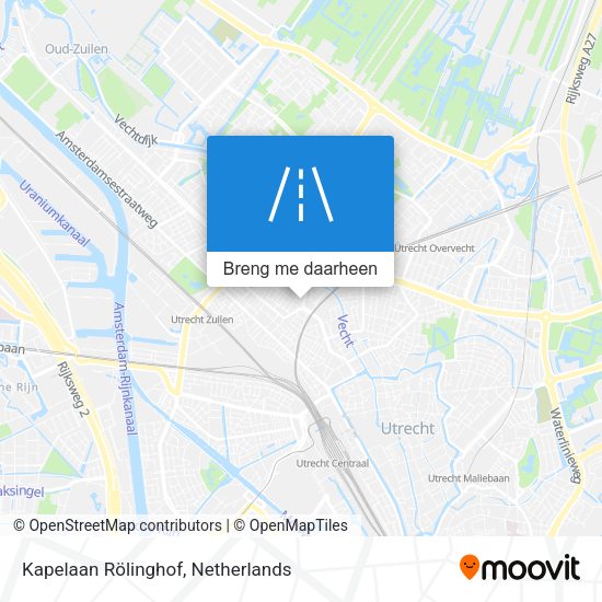 Kapelaan Rölinghof kaart