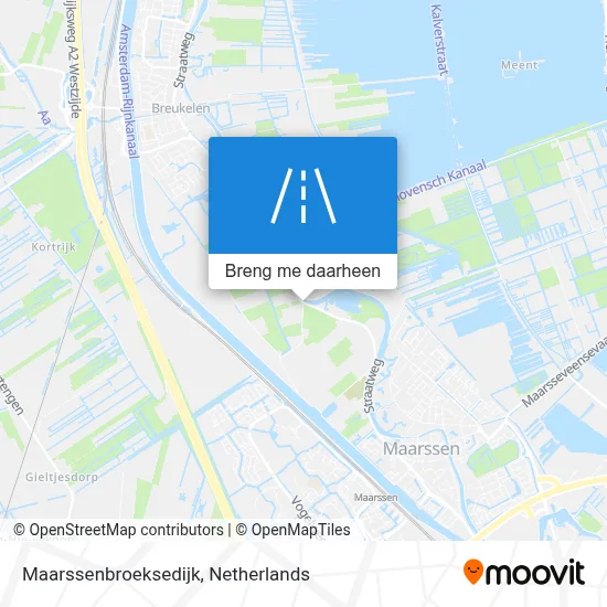 Maarssenbroeksedijk kaart
