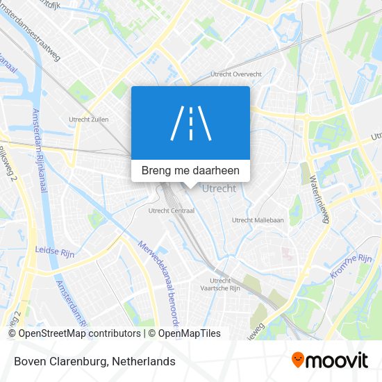 Boven Clarenburg kaart