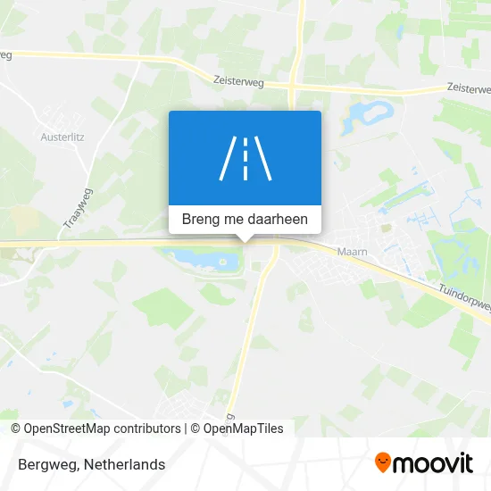 Bergweg kaart