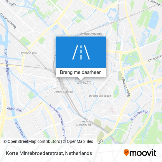 Korte Minrebroederstraat kaart