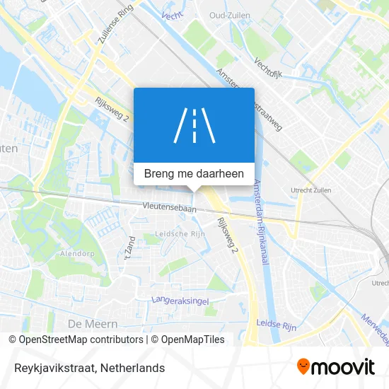 Reykjavikstraat kaart