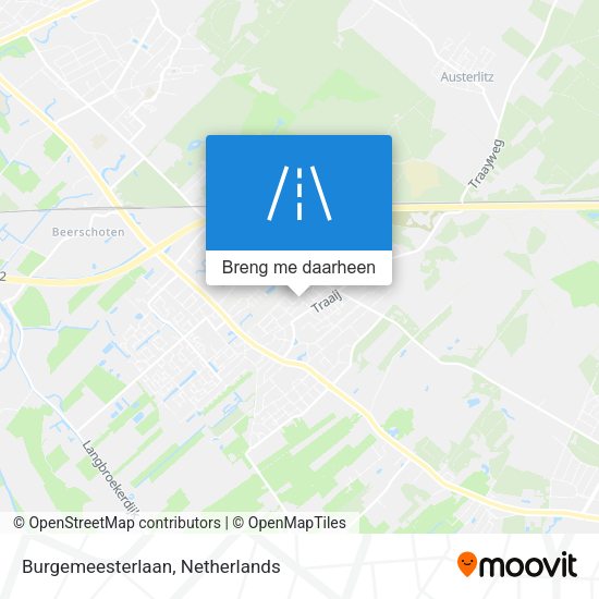 Burgemeesterlaan kaart