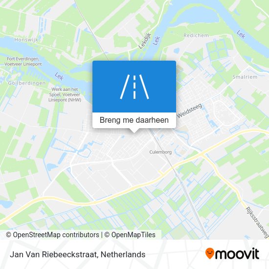 Jan Van Riebeeckstraat kaart