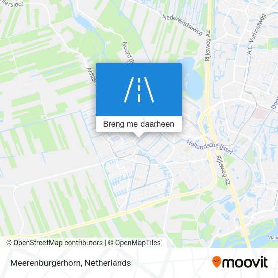 Meerenburgerhorn kaart