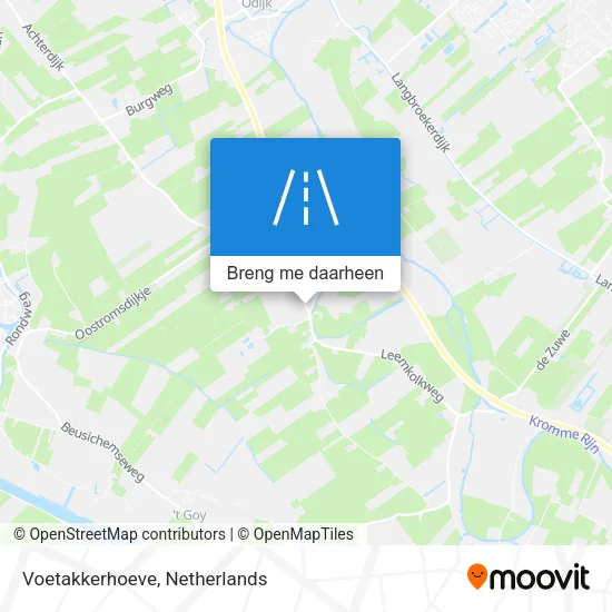 Voetakkerhoeve kaart