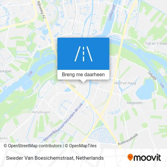 Sweder Van Boesichemstraat kaart