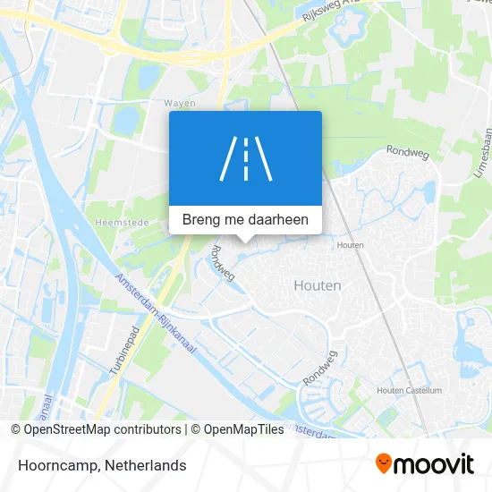 Hoorncamp kaart