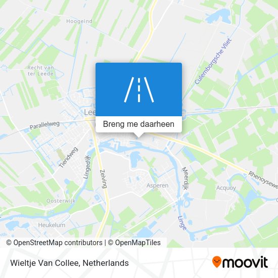Wieltje Van Collee kaart