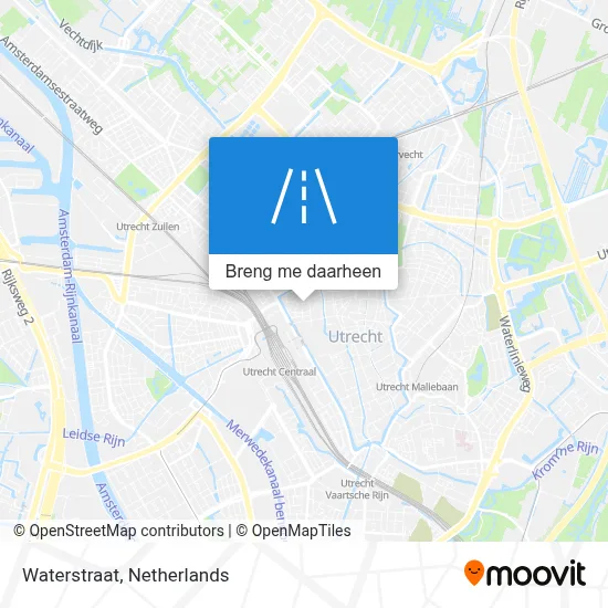 Waterstraat kaart