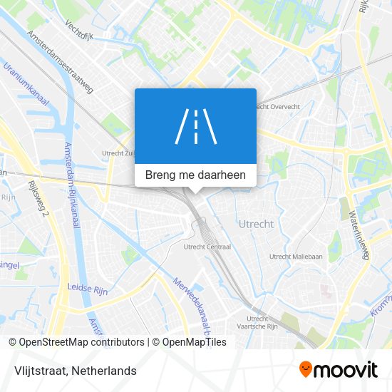 Vlijtstraat kaart