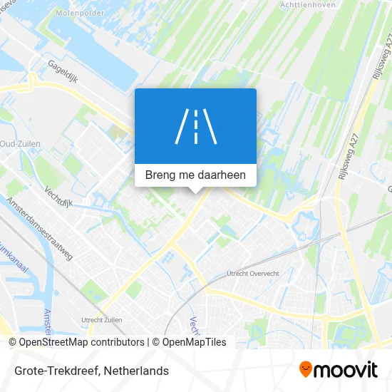 Grote-Trekdreef kaart