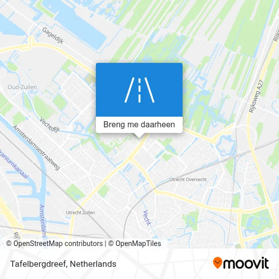 Tafelbergdreef kaart