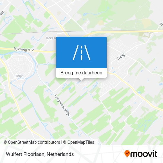 Wulfert Floorlaan kaart