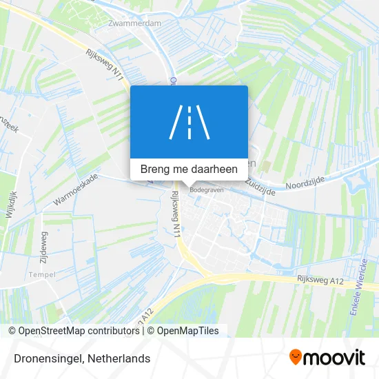 Dronensingel kaart