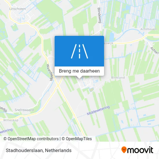 Stadhouderslaan kaart