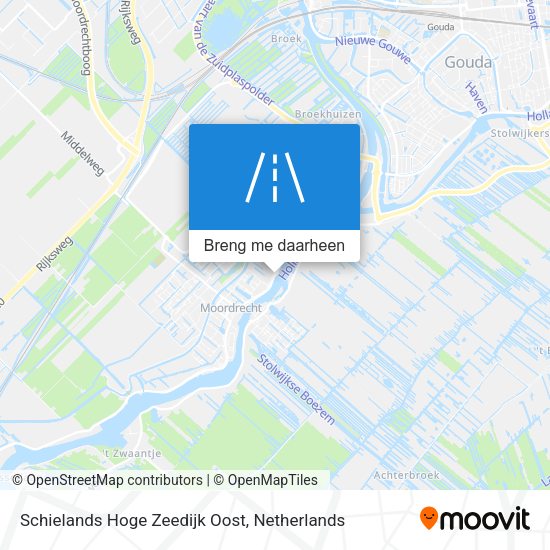 Schielands Hoge Zeedijk Oost kaart