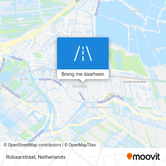 Robaarstraat kaart