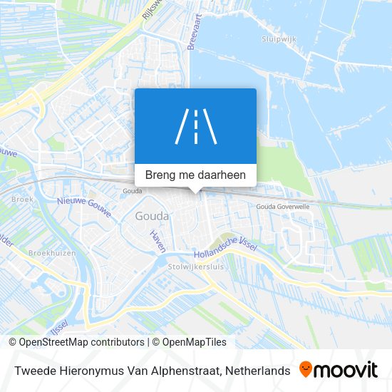 Tweede Hieronymus Van Alphenstraat kaart