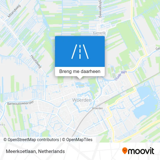 Meerkoetlaan kaart