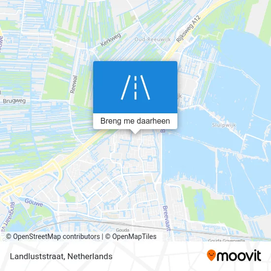 Landluststraat kaart