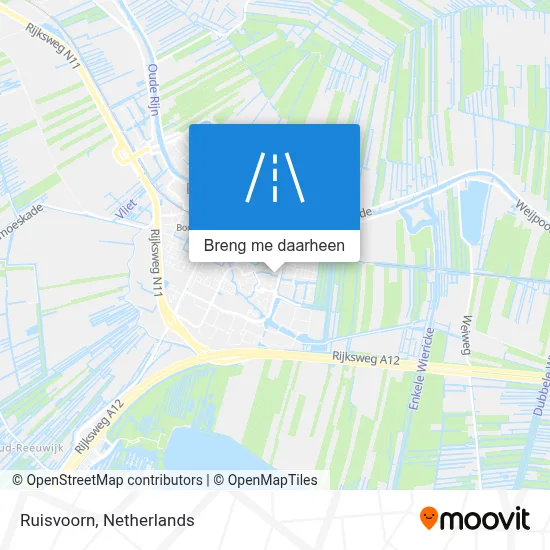 Ruisvoorn kaart
