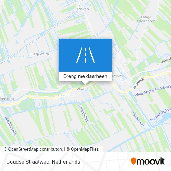 Goudse Straatweg kaart