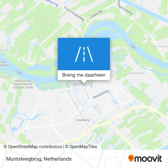 Muntsteegbrug kaart
