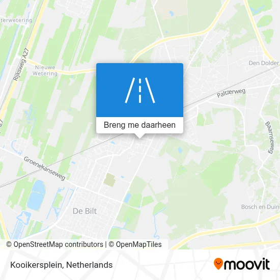 Kooikersplein kaart