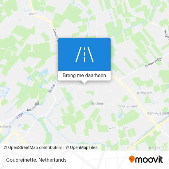 Goudreinette kaart