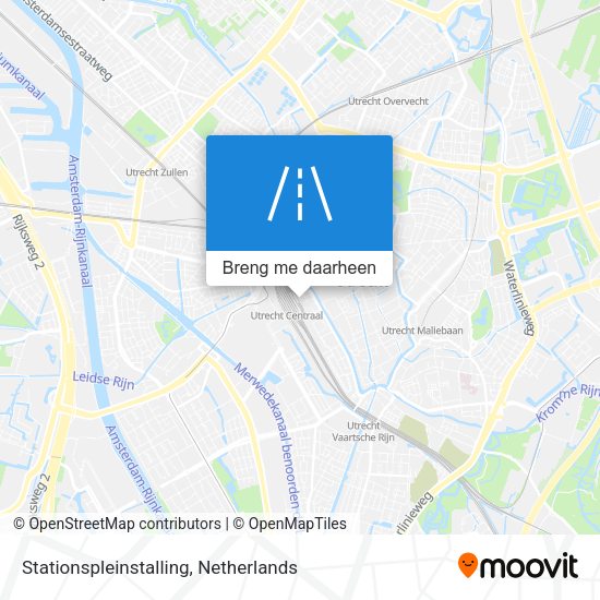 Stationspleinstalling kaart