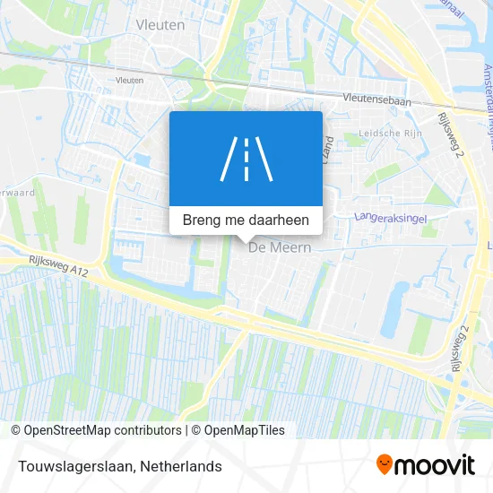 Touwslagerslaan kaart