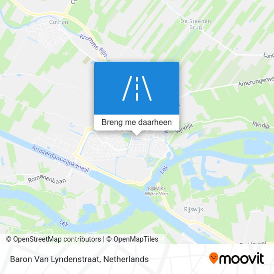 Baron Van Lyndenstraat kaart