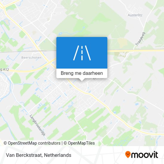 Van Berckstraat kaart