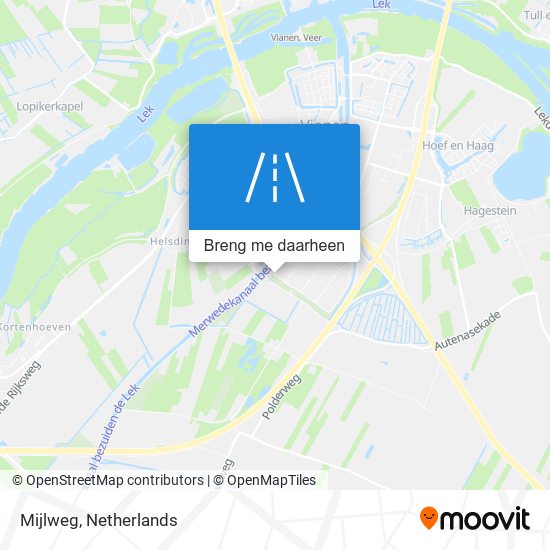 Mijlweg kaart