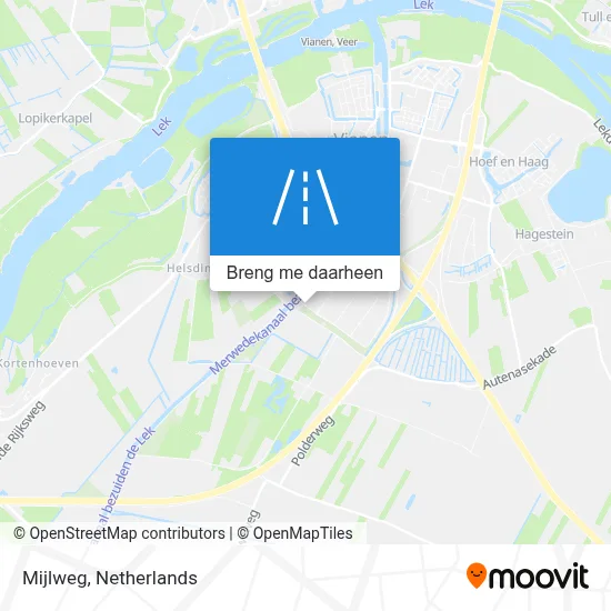 Mijlweg kaart