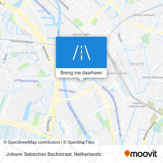 Johann Sebastian Bachstraat kaart