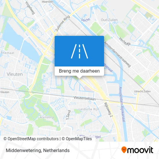 Middenwetering kaart