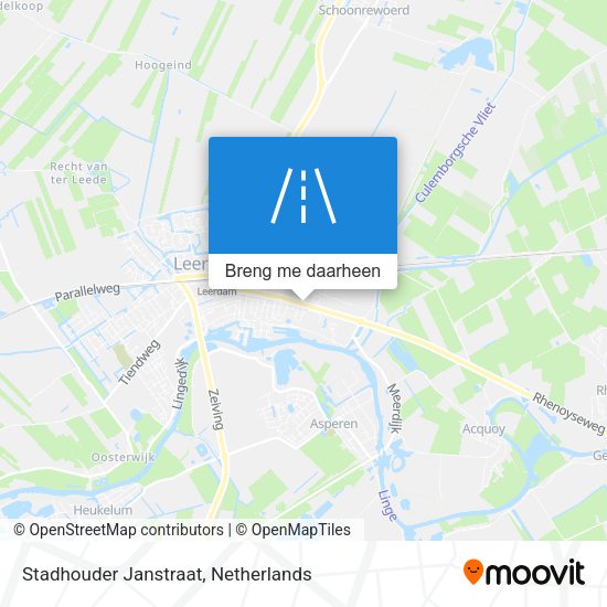 Stadhouder Janstraat kaart