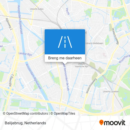 Balijebrug kaart