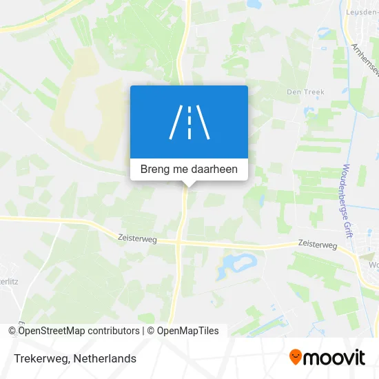 Trekerweg kaart