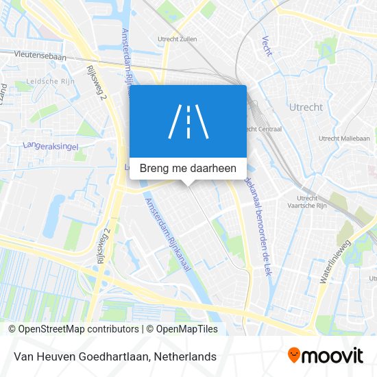 Van Heuven Goedhartlaan kaart